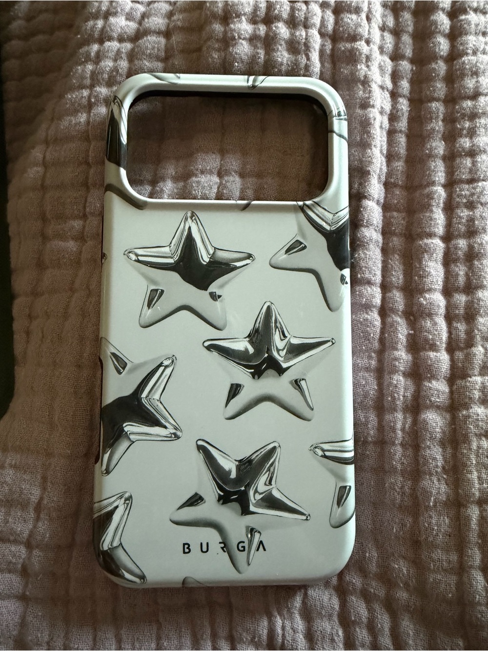 Silver Star Burga IPhone 17 Pro Max Case